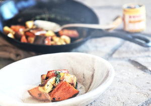Grilled Plantain and Sweet Potato