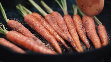 Cast-Iron Glazed Carrots with Crème Fraiche
